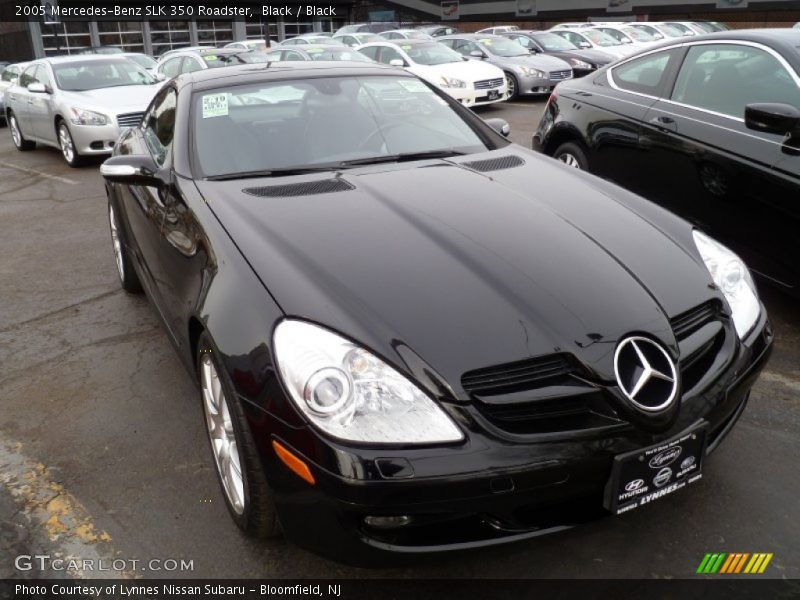 Black / Black 2005 Mercedes-Benz SLK 350 Roadster