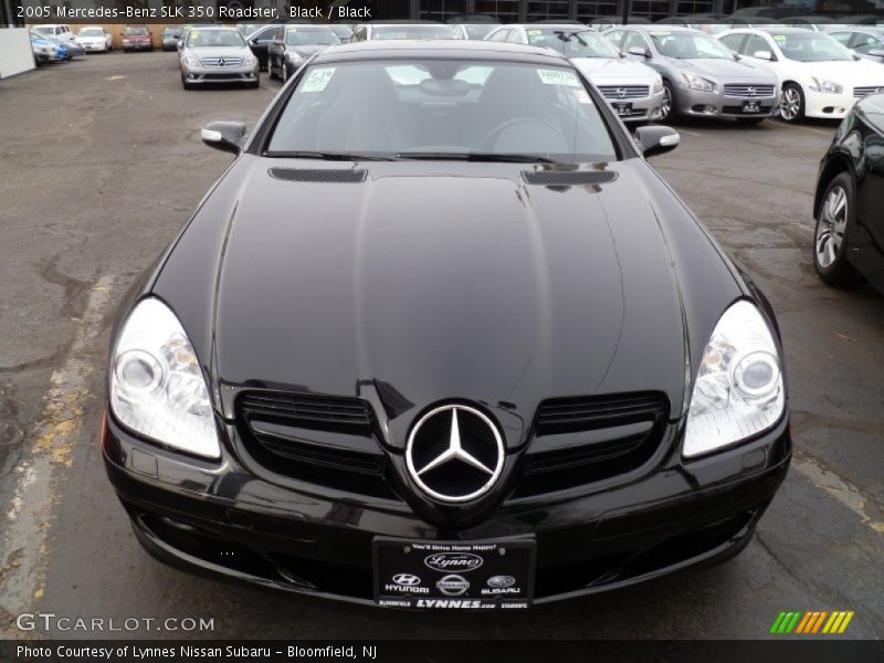 Black / Black 2005 Mercedes-Benz SLK 350 Roadster