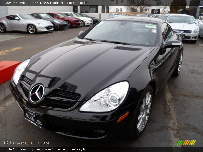 Black / Black 2005 Mercedes-Benz SLK 350 Roadster