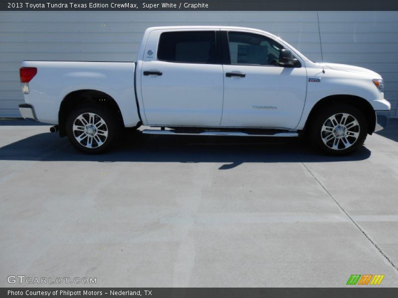 Super White / Graphite 2013 Toyota Tundra Texas Edition CrewMax