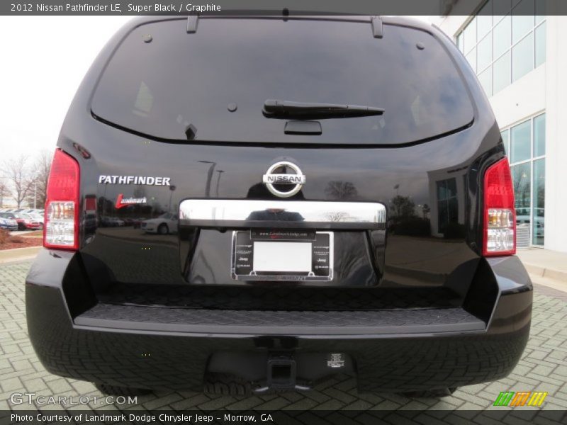 Super Black / Graphite 2012 Nissan Pathfinder LE