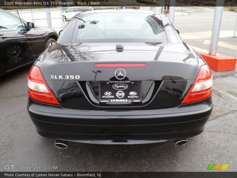 Black / Black 2005 Mercedes-Benz SLK 350 Roadster