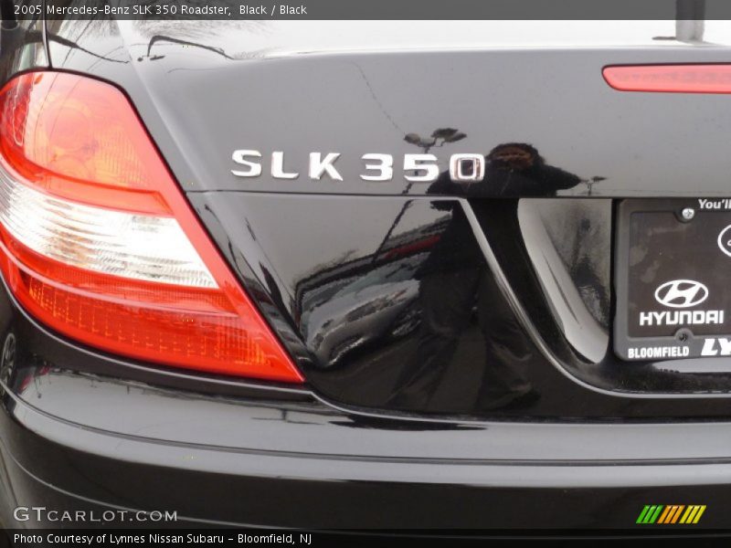 Black / Black 2005 Mercedes-Benz SLK 350 Roadster