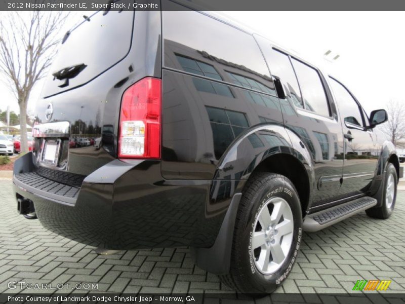 Super Black / Graphite 2012 Nissan Pathfinder LE