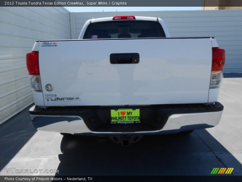 Super White / Graphite 2013 Toyota Tundra Texas Edition CrewMax