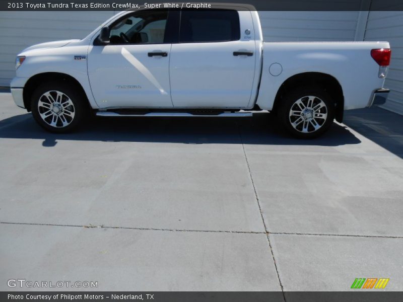 Super White / Graphite 2013 Toyota Tundra Texas Edition CrewMax