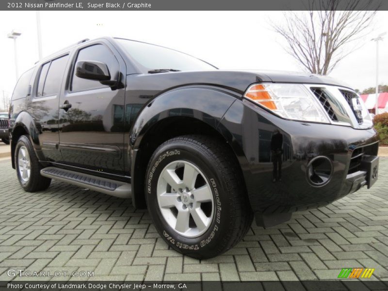 Super Black / Graphite 2012 Nissan Pathfinder LE