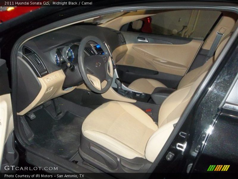 Midnight Black / Camel 2011 Hyundai Sonata GLS