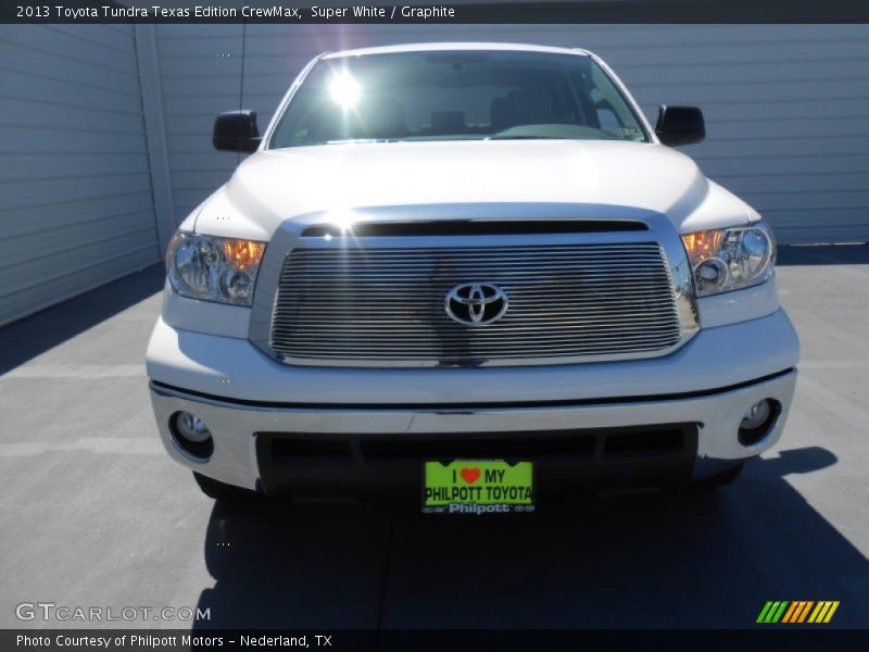 Super White / Graphite 2013 Toyota Tundra Texas Edition CrewMax
