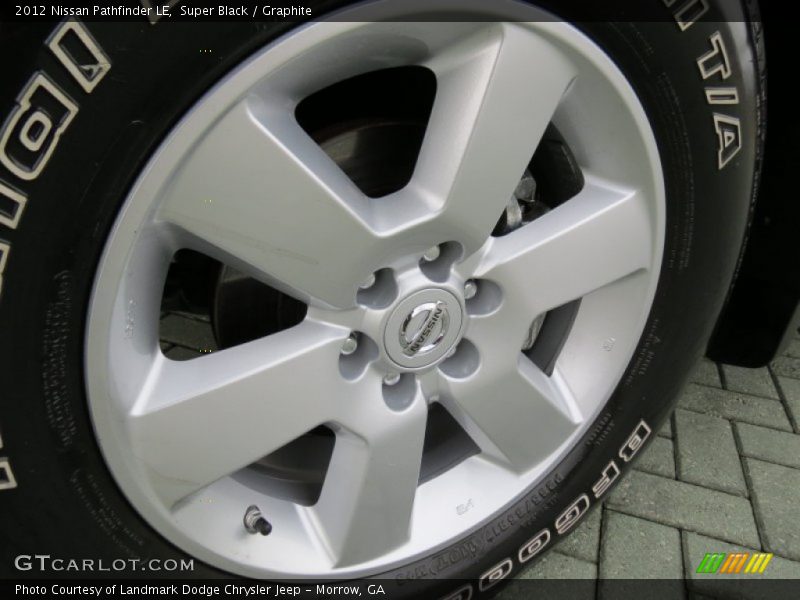 Super Black / Graphite 2012 Nissan Pathfinder LE