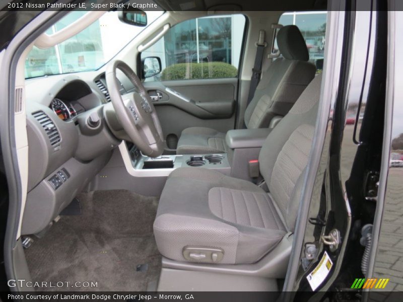 Super Black / Graphite 2012 Nissan Pathfinder LE
