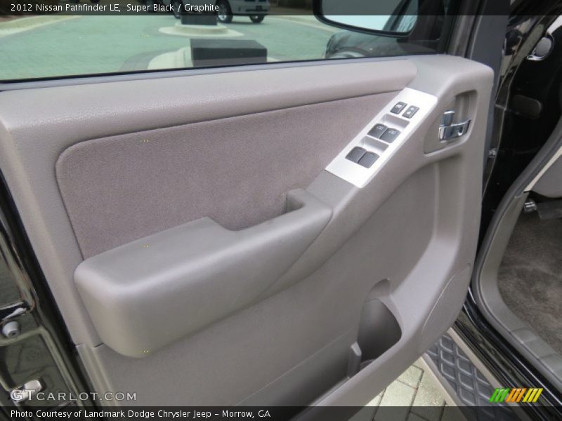 Super Black / Graphite 2012 Nissan Pathfinder LE
