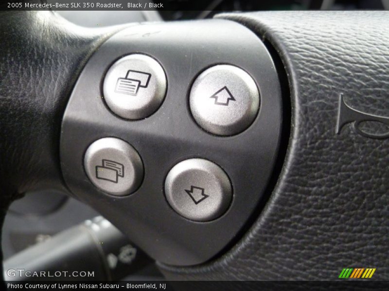 Controls of 2005 SLK 350 Roadster