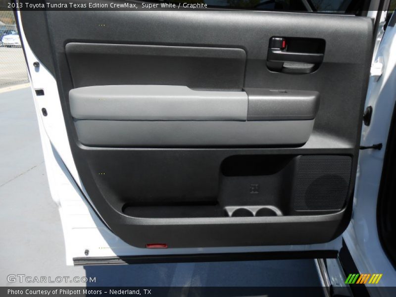 Super White / Graphite 2013 Toyota Tundra Texas Edition CrewMax