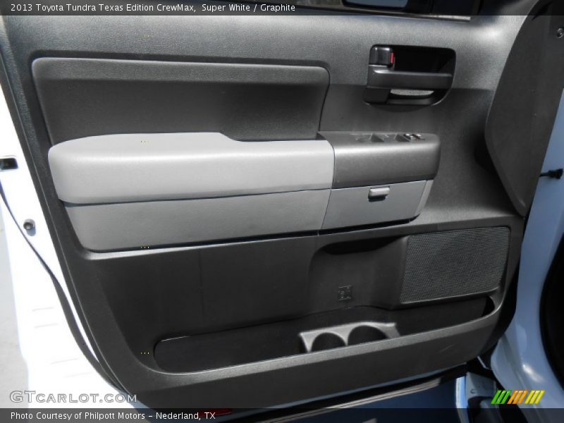 Super White / Graphite 2013 Toyota Tundra Texas Edition CrewMax