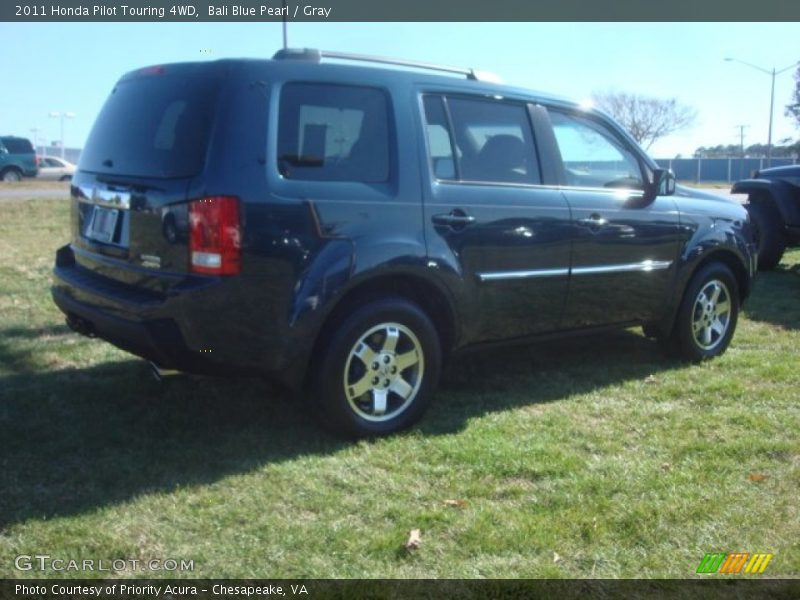 Bali Blue Pearl / Gray 2011 Honda Pilot Touring 4WD