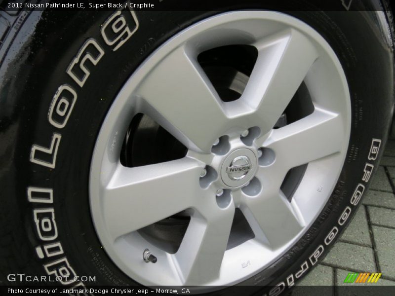 Super Black / Graphite 2012 Nissan Pathfinder LE