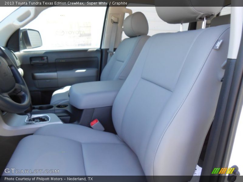 Super White / Graphite 2013 Toyota Tundra Texas Edition CrewMax