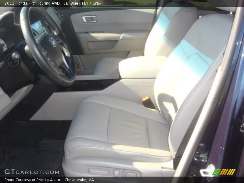 Bali Blue Pearl / Gray 2011 Honda Pilot Touring 4WD