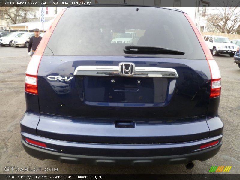 Royal Blue Pearl / Gray 2010 Honda CR-V EX-L