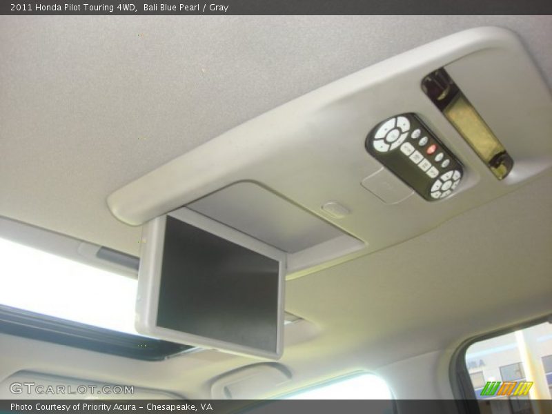 Bali Blue Pearl / Gray 2011 Honda Pilot Touring 4WD
