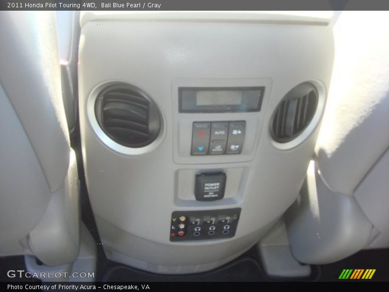 Bali Blue Pearl / Gray 2011 Honda Pilot Touring 4WD