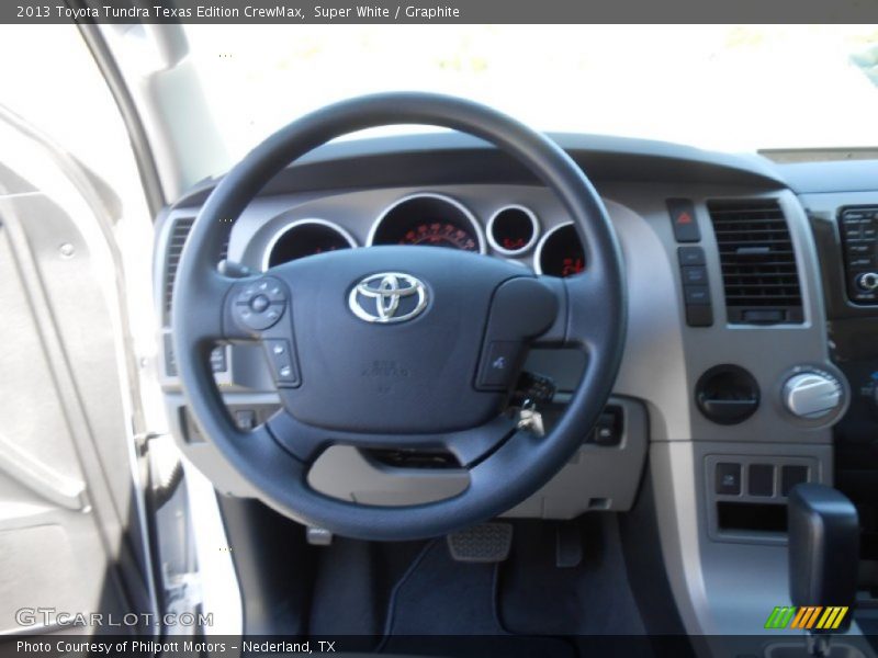 Super White / Graphite 2013 Toyota Tundra Texas Edition CrewMax