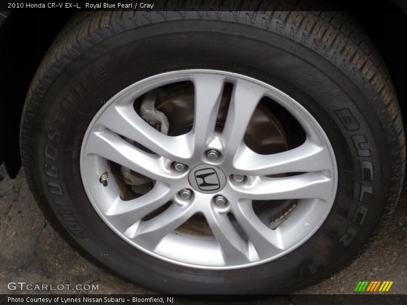 Royal Blue Pearl / Gray 2010 Honda CR-V EX-L