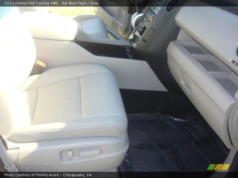 Bali Blue Pearl / Gray 2011 Honda Pilot Touring 4WD