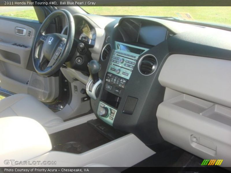 Bali Blue Pearl / Gray 2011 Honda Pilot Touring 4WD