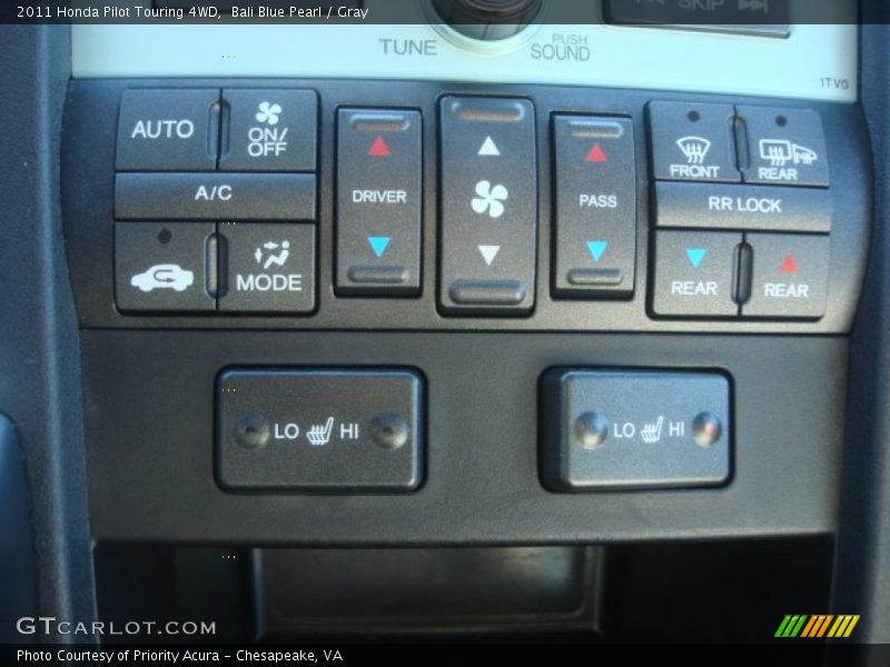 Bali Blue Pearl / Gray 2011 Honda Pilot Touring 4WD