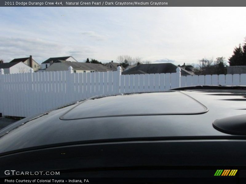 Natural Green Pearl / Dark Graystone/Medium Graystone 2011 Dodge Durango Crew 4x4