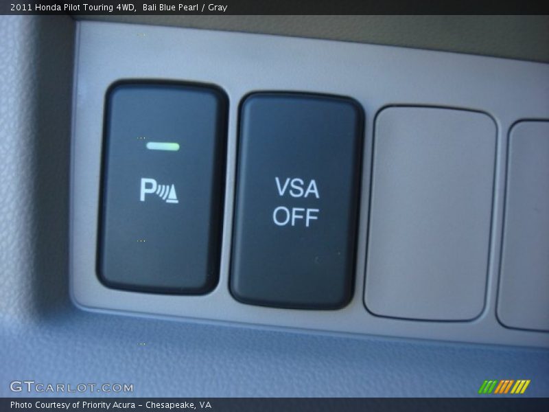 Bali Blue Pearl / Gray 2011 Honda Pilot Touring 4WD