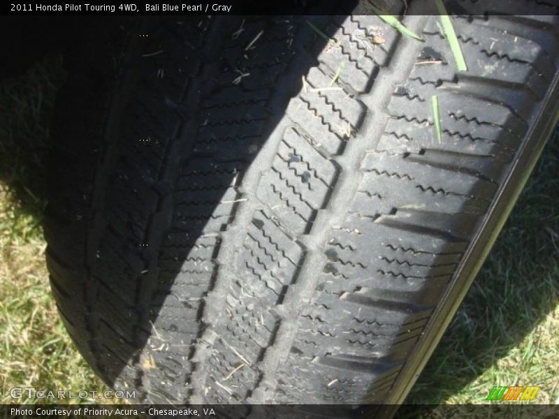 Bali Blue Pearl / Gray 2011 Honda Pilot Touring 4WD