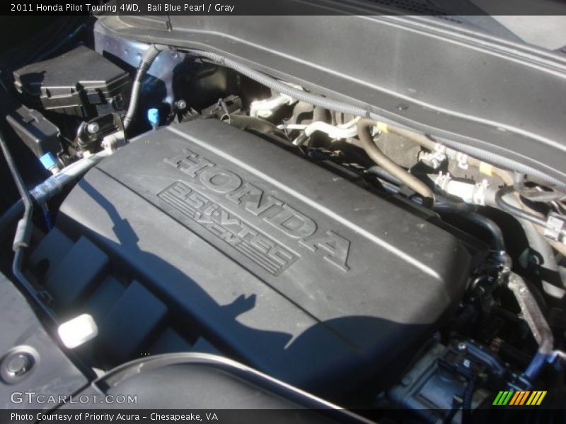 Bali Blue Pearl / Gray 2011 Honda Pilot Touring 4WD