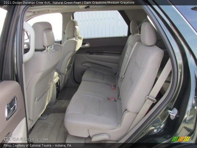 Natural Green Pearl / Dark Graystone/Medium Graystone 2011 Dodge Durango Crew 4x4