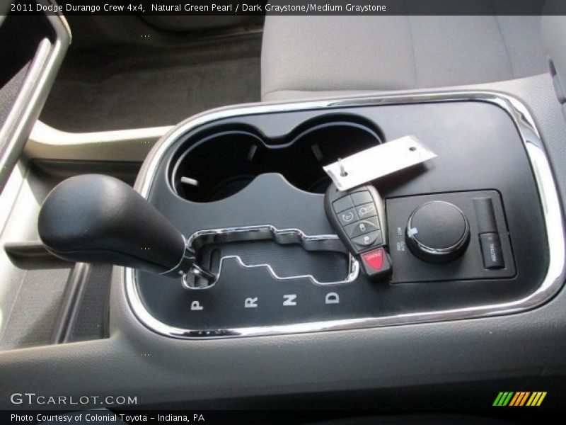 Natural Green Pearl / Dark Graystone/Medium Graystone 2011 Dodge Durango Crew 4x4