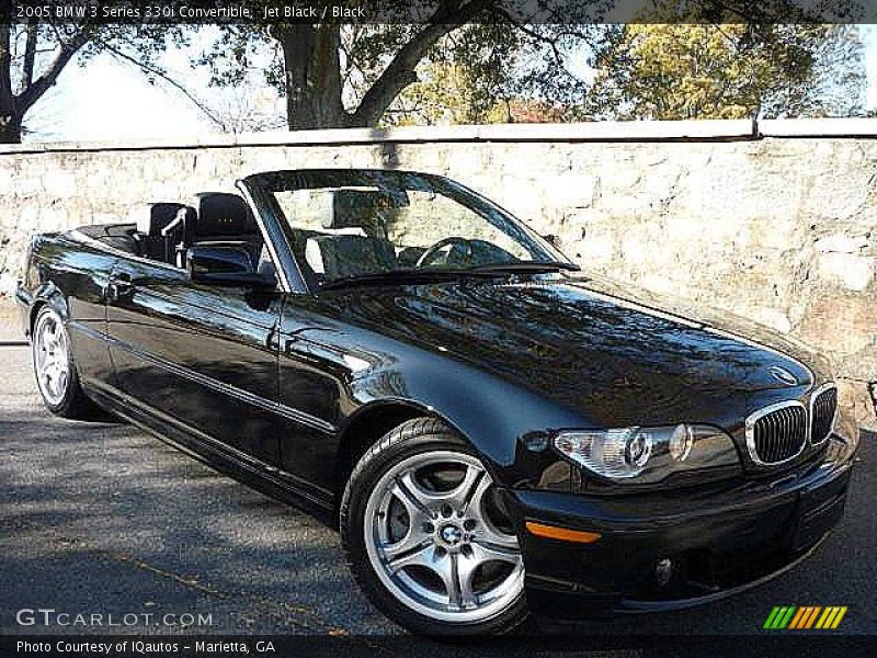 Jet Black / Black 2005 BMW 3 Series 330i Convertible