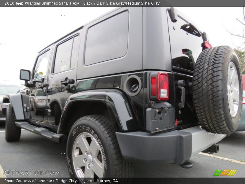 Black / Dark Slate Gray/Medium Slate Gray 2010 Jeep Wrangler Unlimited Sahara 4x4