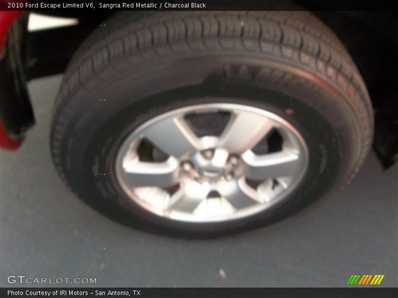 Sangria Red Metallic / Charcoal Black 2010 Ford Escape Limited V6
