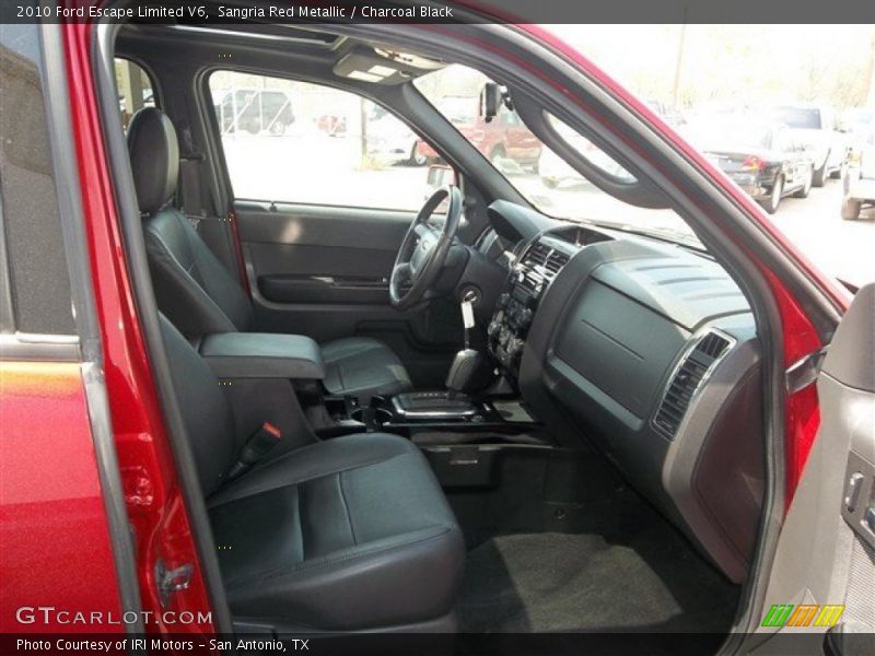 Sangria Red Metallic / Charcoal Black 2010 Ford Escape Limited V6