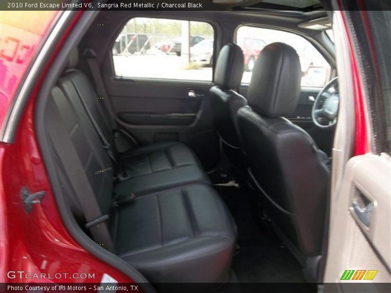 Sangria Red Metallic / Charcoal Black 2010 Ford Escape Limited V6