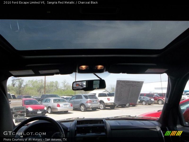 Sangria Red Metallic / Charcoal Black 2010 Ford Escape Limited V6