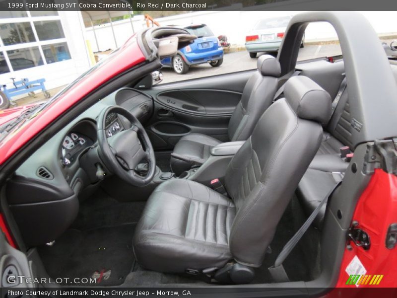 Front Seat of 1999 Mustang SVT Cobra Convertible