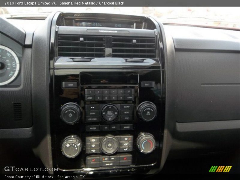 Sangria Red Metallic / Charcoal Black 2010 Ford Escape Limited V6