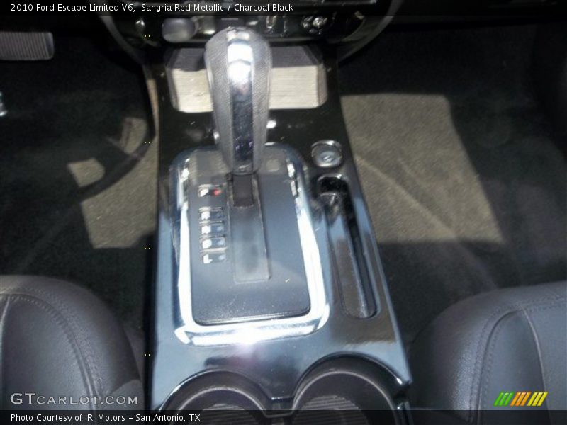 Sangria Red Metallic / Charcoal Black 2010 Ford Escape Limited V6