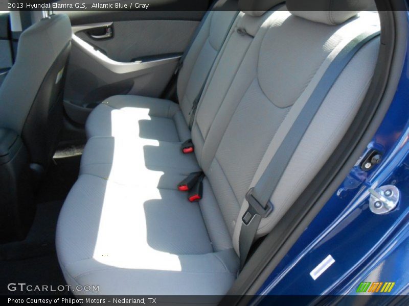 Atlantic Blue / Gray 2013 Hyundai Elantra GLS