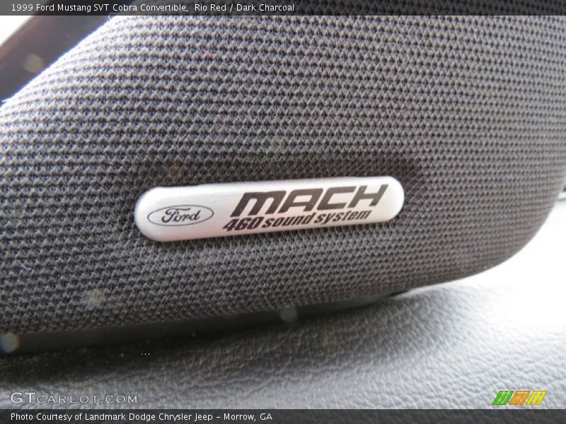 Audio System of 1999 Mustang SVT Cobra Convertible