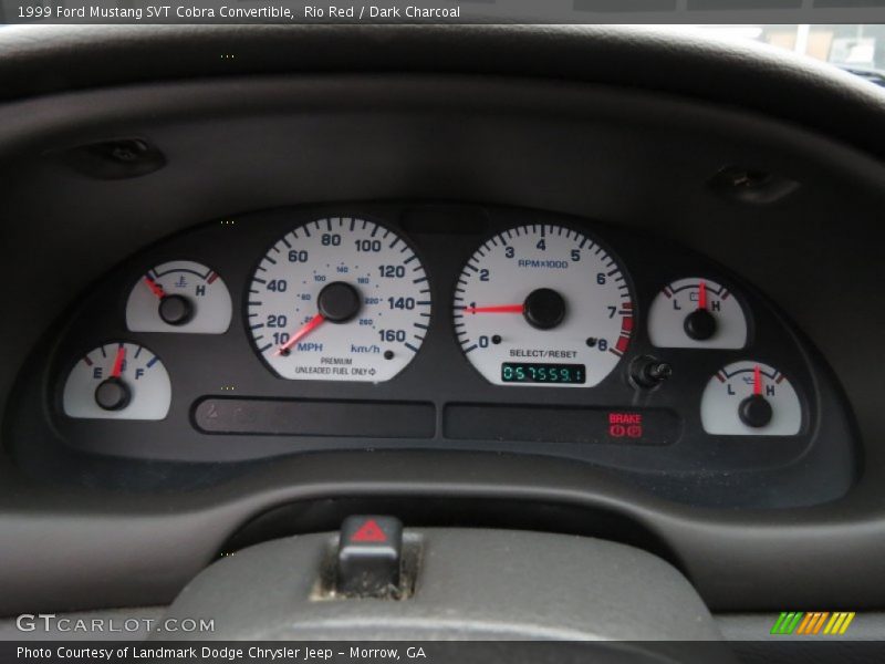  1999 Mustang SVT Cobra Convertible SVT Cobra Convertible Gauges