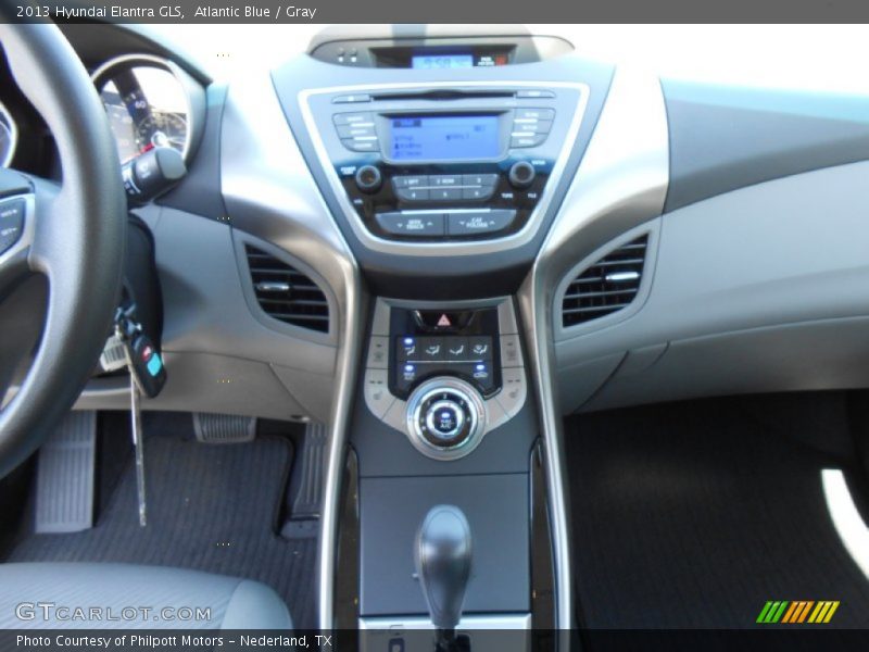 Atlantic Blue / Gray 2013 Hyundai Elantra GLS